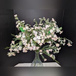 Light Pink Waxflower Blossom Bush by Ashland Michaels Faux Flowers Floral Craft